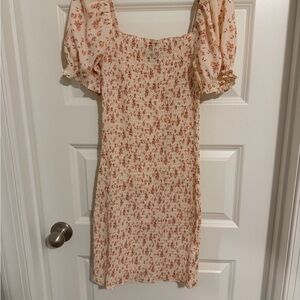 Floral Puff Sleeve Dress
